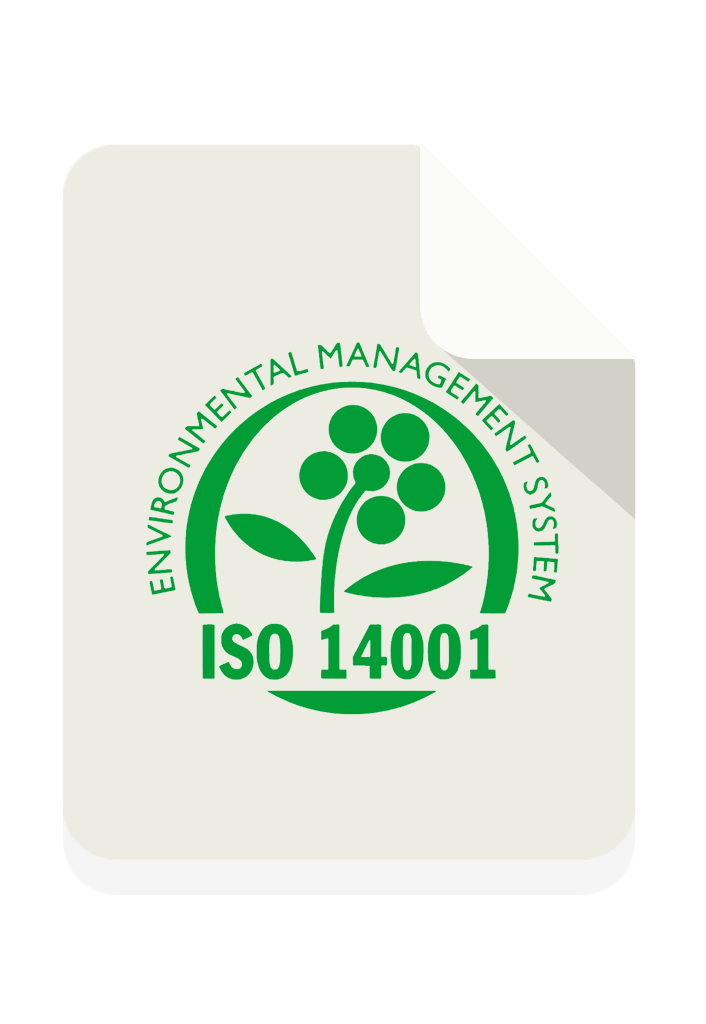 ISO 14001 certificate